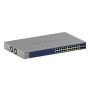NETGEAR GS728TXUP Managed Gigabit Ethernet (10/100/1000) Power over Ethernet (PoE) 1U Grijs (GS728TXUP-300EUS) thumbnail