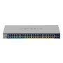 NETGEAR GS752TXUP Managed Gigabit Ethernet (10/100/1000) Power over Ethernet (PoE) 1U Grijs (GS752TXUP-300EUS) thumbnail