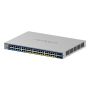NETGEAR GS752TXUP Managed Gigabit Ethernet (10/100/1000) Power over Ethernet (PoE) 1U Grijs (GS752TXUP-300EUS) thumbnail