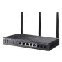 TP-Link Omada AX3000 draadloze router Gigabit Ethernet Dual-band (2.4 GHz / 5 GHz) Zwart (DR3650V) thumbnail