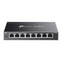 TP-Link ES208G netwerk-switch Managed Gigabit Ethernet (10/100/1000) Zwart (ES208G) thumbnail
