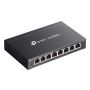 TP-Link Omada ES208G netwerk-switch Managed L2 Gigabit Ethernet (10/100/1000) Zwart (ES208G) thumbnail