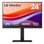 LG 24BA55W-B computer monitor 61 cm (24") 1920 x 1200 Pixels WUXGA Zwart (24BA55W-B) thumbnail