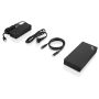 Lenovo 40AS0090EU laptop dock & poortreplicator Bedraad USB 3.2 Gen 1 (3.1 Gen 1) Type-C Zwart (40AS0090EU) thumbnail