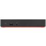 Lenovo 40AS0090EU laptop dock & poortreplicator Bedraad USB 3.2 Gen 1 (3.1 Gen 1) Type-C Zwart (40AS0090EU) thumbnail
