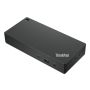 Lenovo ThinkPad Universal USB-C Dock Bedraad USB 3.2 Gen 1 (3.1 Gen 1) Type-C Zwart (40AY0090EU) thumbnail