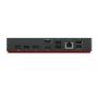 Lenovo ThinkPad Universal USB-C Dock Bedraad USB 3.2 Gen 1 (3.1 Gen 1) Type-C Zwart (40AY0090EU) thumbnail
