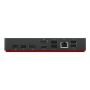 Lenovo ThinkPad Universal USB-C Dock Bedraad USB 3.2 Gen 1 (3.1 Gen 1) Type-C Zwart (40AY0090EU) thumbnail