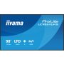 iiyama LE9864UHS-B1AG beeldkrant Digitale signage flatscreen 2,49 m (98") Wifi 500 cd/m² 4K Ultra HD Zwart Type processor Android 24/7 (LE9864UHS-B1AG) thumbnail