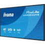iiyama LH4364UHS-B1AG beeldkrant Digitale signage flatscreen 109,2 cm (43") LED Wifi 500 cd/m² 4K Ultra HD Zwart Type processor Android 24/7 (LH4364UHS-B1AG) thumbnail
