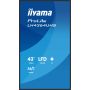 iiyama LH4364UHS-B1AG beeldkrant Digitale signage flatscreen 109,2 cm (43") LED Wifi 500 cd/m² 4K Ultra HD Zwart Type processor Android 24/7 (LH4364UHS-B1AG) thumbnail