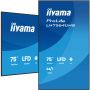 iiyama LH7564UHS-B1AG beeldkrant Digitale signage flatscreen 190,5 cm (75") Wifi 500 cd/m² 4K Ultra HD Zwart Type processor Android 24/7 (LH7564UHS-B1AG) thumbnail