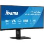 iiyama ProLite XCB3494WQSU-B1 computer monitor 86,4 cm (34") 3440 x 1440 Pixels UltraWide Quad HD LED Zwart (XCB3494WQSU-B1) thumbnail