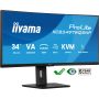 iiyama ProLite XCB3497WQSNP-B1 computer monitor 86,4 cm (34") 3440 x 1440 Pixels UltraWide Quad HD LED Zwart (XCB3497WQSNP-B1) thumbnail