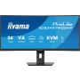 iiyama ProLite XCB3497WQSNP-B1 computer monitor 86,4 cm (34") 3440 x 1440 Pixels UltraWide Quad HD LED Zwart (XCB3497WQSNP-B1) thumbnail