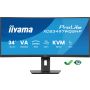 iiyama ProLite XCB3497WQSNP-B1 computer monitor 86,4 cm (34") 3440 x 1440 Pixels UltraWide Quad HD LED Zwart (XCB3497WQSNP-B1) thumbnail