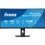 iiyama ProLite XCB3497WQSNP-B1 computer monitor 86,4 cm (34") 3440 x 1440 Pixels UltraWide Quad HD LED Zwart (XCB3497WQSNP-B1) thumbnail