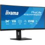 iiyama ProLite XCB3497WQSNP-B1 computer monitor 86,4 cm (34") 3440 x 1440 Pixels UltraWide Quad HD LED Zwart (XCB3497WQSNP-B1) thumbnail