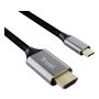 Trust 25630 tussenstuk voor kabels USB-C HDMI Zwart, Zilver (25630) thumbnail