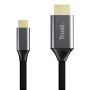 Trust 25630 tussenstuk voor kabels USB-C HDMI Zwart, Zilver (25630) thumbnail