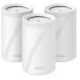 TP-Link BE9300 Tri-band (2,4 GHz / 5 GHz / 6 GHz) Wi-Fi 7 (802.11be) Wit 4 Intern (DECO BE65(3-PACK)(EU)) thumbnail