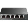 TP-Link TL-SG105MPE netwerk-switch L2 Gigabit Ethernet (10/100/1000) Power over Ethernet (PoE) Zwart (TL-SG105MPE(UN)) thumbnail