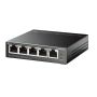 TP-Link TL-SG105MPE netwerk-switch L2 Gigabit Ethernet (10/100/1000) Power over Ethernet (PoE) Zwart (TL-SG105MPE(UN)) thumbnail