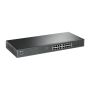 TP-Link TL-SG1218MPE Managed L2 Gigabit Ethernet (10/100/1000) Power over Ethernet (PoE) 1U Zwart (TL-SG1218MPE(UN)) thumbnail