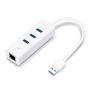 TP-Link UE330 laptop dock & poortreplicator Bedraad USB 3.2 Gen 1 (3.1 Gen 1) Type-A Wit (UE330(UN)) thumbnail