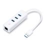 TP-Link UE330 laptop dock & poortreplicator Bedraad USB 3.2 Gen 1 (3.1 Gen 1) Type-A Wit (UE330(UN)) thumbnail