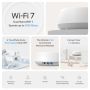 TP-Link DECO BE25(2-PACK) mesh-wifi-systeem Dual-band (2.4 GHz / 5 GHz) Wi-Fi 7 (802.11be) Wit Intern (DECO BE25(2-PACK)(EU)) thumbnail