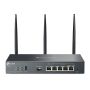 TP-Link Omada ER706W draadloze router Gigabit Ethernet Dual-band (2.4 GHz / 5 GHz) Zwart (ER706W(EU)) thumbnail