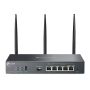 TP-Link Omada ER706W draadloze router Gigabit Ethernet Dual-band (2.4 GHz / 5 GHz) Zwart (ER706W(EU)) thumbnail