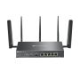 TP-Link Omada ER706W-4G draadloze router Gigabit Ethernet Dual-band (2.4 GHz / 5 GHz) Zwart (ER706W-4G(EU)) thumbnail