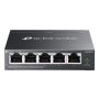 TP-Link Omada ES205G Managed Gigabit Ethernet (10/100/1000) Power over Ethernet (PoE) Zwart (ES205GP(UN)) thumbnail