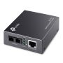 TP-Link MC210CS netwerk media converter 1000 Mbit/s 1310 nm Single-mode Zwart (MC210CS(UN)) thumbnail