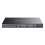 TP-Link Omada SG3428XMPP netwerk-switch Managed L2+ Gigabit Ethernet (10/100/1000) Power over Ethernet (PoE) 1U Zwart (SG3428XMPP(UN)) thumbnail
