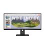 Lenovo ThinkVision T34WD-40 LED display 86,4 cm (34") 3440 x 1440 Pixels Wide Quad HD Zwart (64AEGAT1EU) thumbnail
