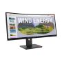 Lenovo ThinkVision T34WD-40 LED display 86,4 cm (34") 3440 x 1440 Pixels Wide Quad HD Zwart (64AEGAT1EU) thumbnail
