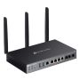 TP-Link Omada AX3000 draadloze router Gigabit Ethernet Dual-band (2.4 GHz / 5 GHz) Zwart (DR3650V(EU)) thumbnail