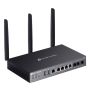 TP-Link Omada AX3000 draadloze router Gigabit Ethernet Dual-band (2.4 GHz / 5 GHz) Zwart (DR3650V(EU)) thumbnail