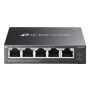 TP-Link Omada ES205G Managed Gigabit Ethernet (10/100/1000) Power over Ethernet (PoE) Zwart (ES205G(UN)) thumbnail