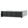 QNAP ES1686dc R2 NAS Rack (3U) Intel® Xeon® D D-2142IT 64 GB DDR4 0 TB QNAP QES Zwart, Grijs (ES1686DC-R2-2142IT-128G) thumbnail