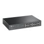 TP-Link TL-SG1016PE Managed L2 Gigabit Ethernet (10/100/1000) Power over Ethernet (PoE) 1U Zwart (SG1016PE) thumbnail