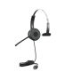 Lenovo 100 Mono Headset Bedraad Hoofdband Kantoor/callcenter USB Type-A Zwart (4XD1B61617) thumbnail