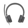 Lenovo GXD1C99243 hoofdtelefoon/headset Bedraad Hoofdband Oproepen/muziek USB Type-C Grijs (GXD1C99243) thumbnail
