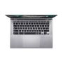 Acer Chromebook 514 CB514-2H-K8SN MediaTek MT8183 35,6 cm (14") Full HD 8 GB LPDDR4x-SDRAM 64 GB eMMC Wi-Fi 6 (802.11ax) ChromeOS Engels Zilver (NX.AS1EH.007) thumbnail