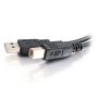 C2G 2 m USB 2.0 A/B kabel - zwart (81566) thumbnail