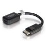 C2G 20cm DisplayPort M / HDMI F 0,2 m Zwart (84322) thumbnail