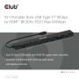 CLUB3D 10-1 Portable Dock USB Type-C® 10Gbps to HDMI™ 8K30Hz PD3.1 Max.140Watt (CSV-2550) thumbnail